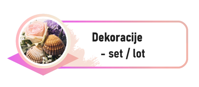 Dekorcije set - lot